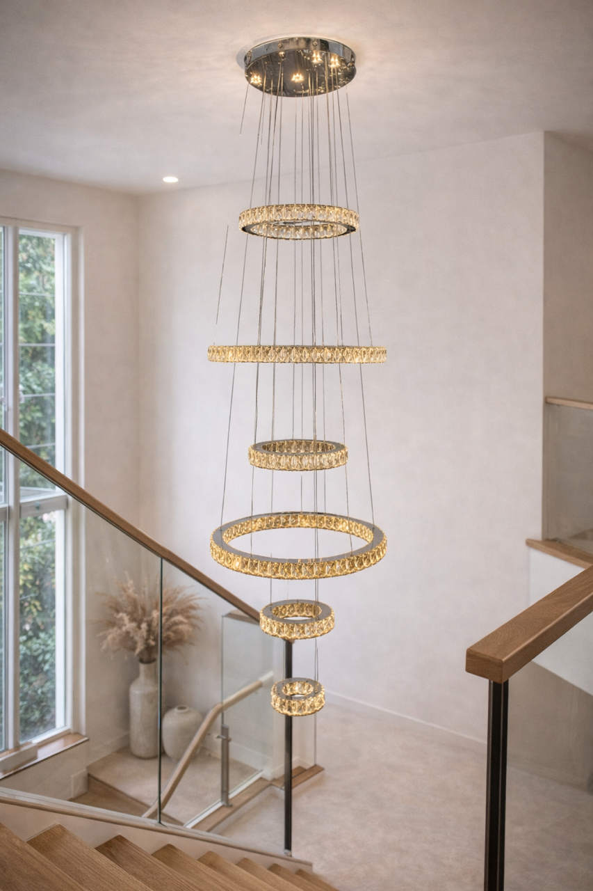 LED κρεμαστό φωτιστικό "crystal rini"